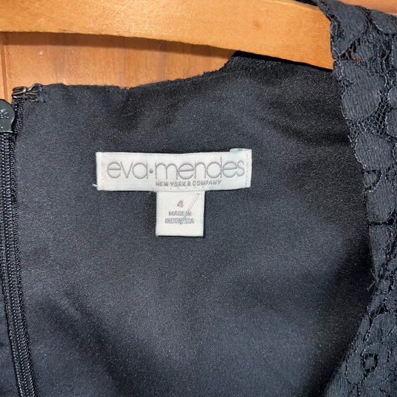 NY&Co “Eva Mendes” black, lace, cocktail dress - Picture 3 of 6